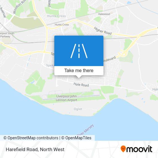 Harefield Road map