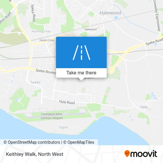 Keithley Walk map
