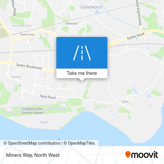 Miners Way map