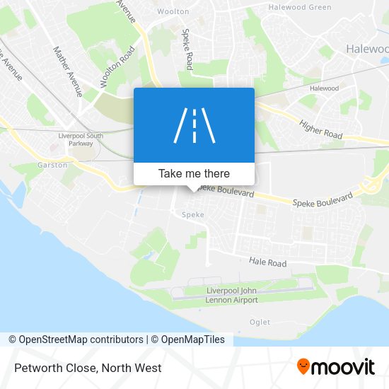 Petworth Close map