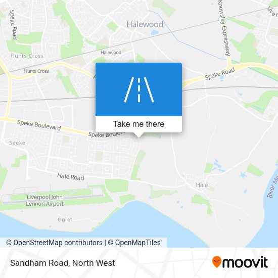 Sandham Road map