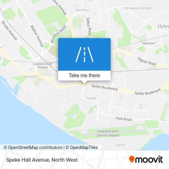 Speke Hall Avenue map
