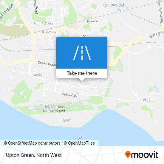 Upton Green map
