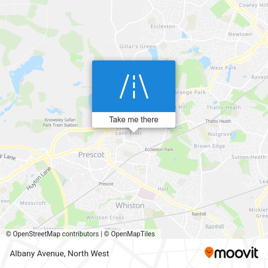 Albany Avenue map