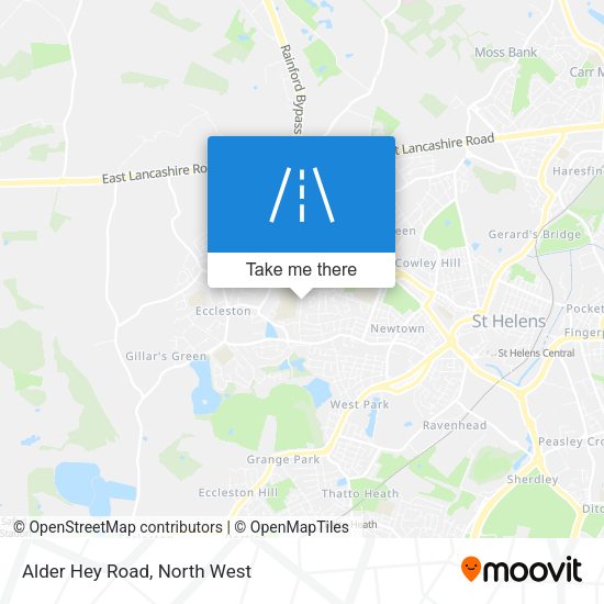 Alder Hey Road map