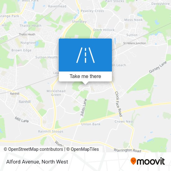 Alford Avenue map