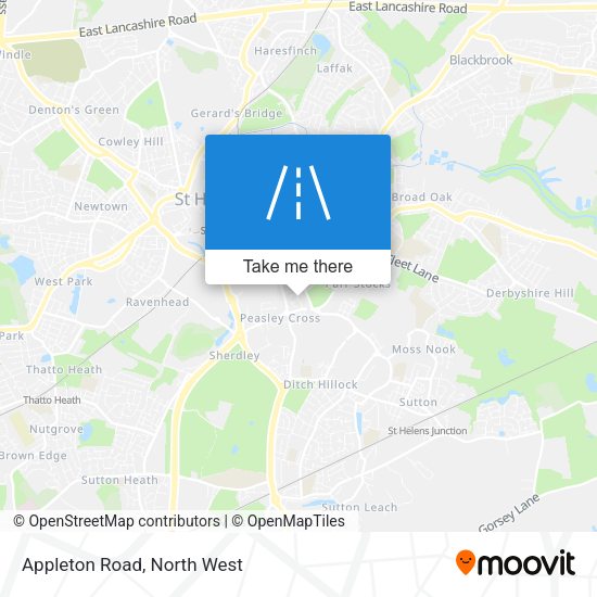Appleton Road map