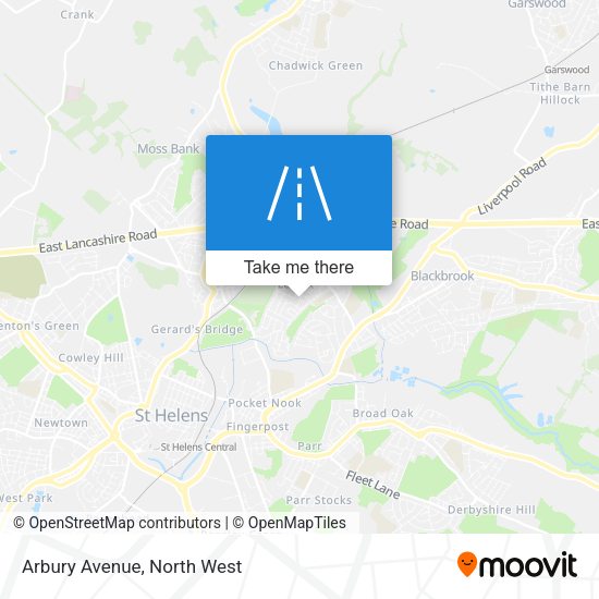 Arbury Avenue map