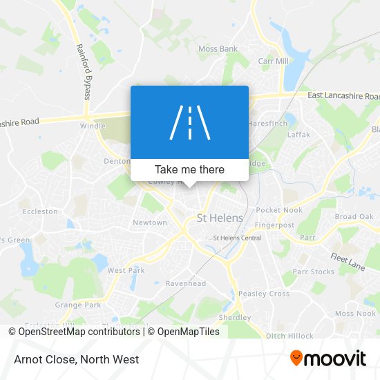Arnot Close map