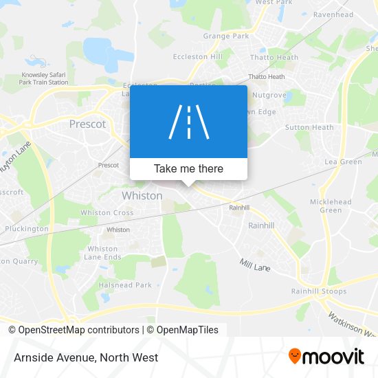 Arnside Avenue map