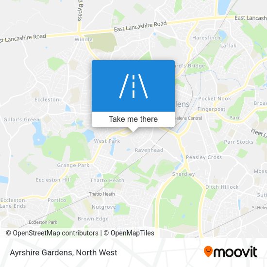 Ayrshire Gardens map