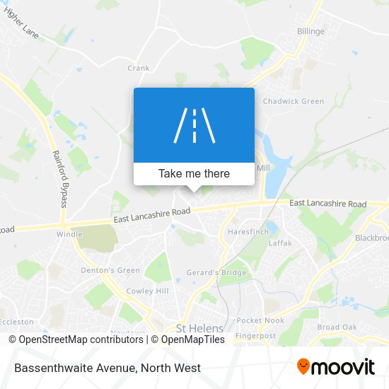 Bassenthwaite Avenue map