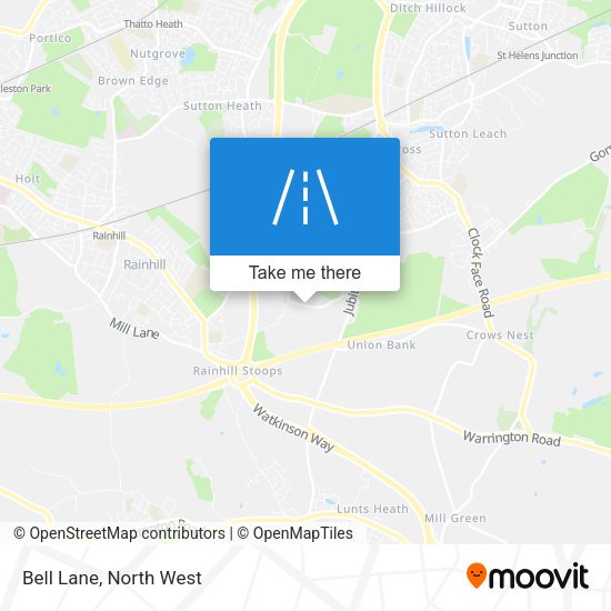 Bell Lane map