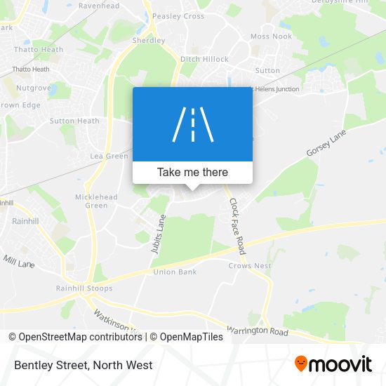 Bentley Street map