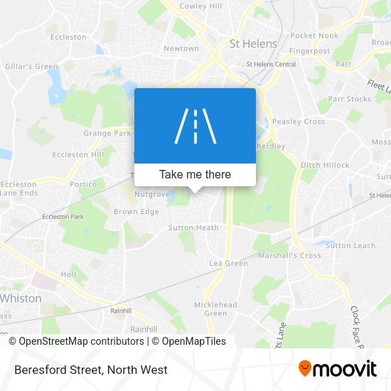 Beresford Street map