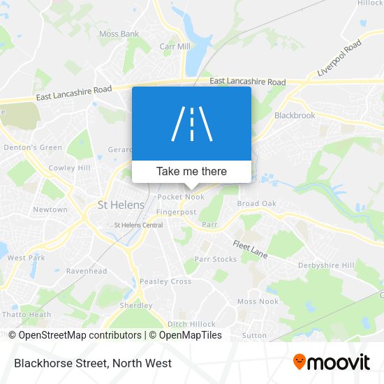 Blackhorse Street map