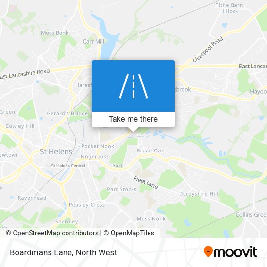 Boardmans Lane map