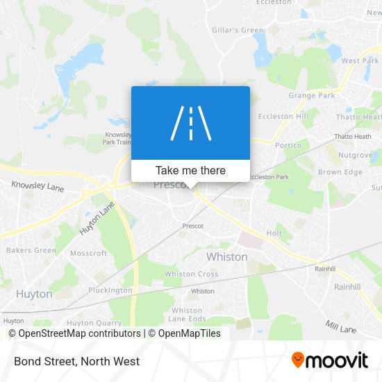 Bond Street map