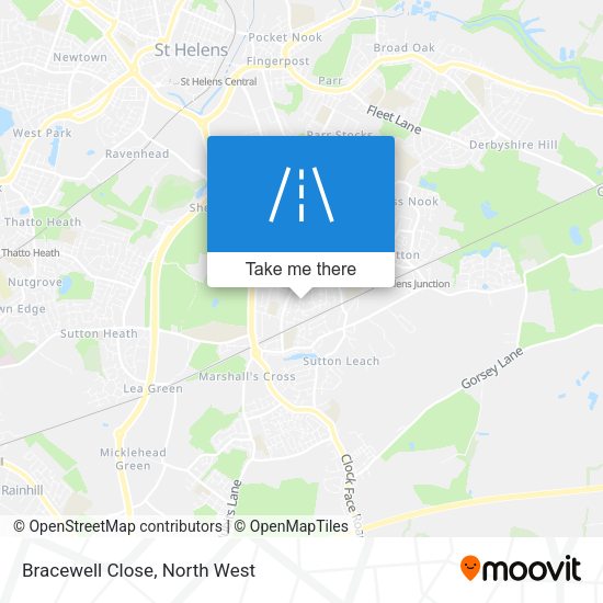 Bracewell Close map