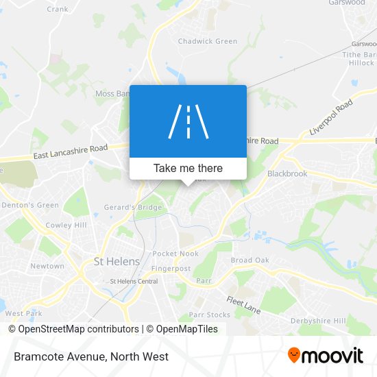 Bramcote Avenue map