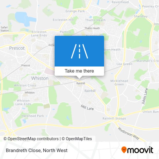 Brandreth Close map