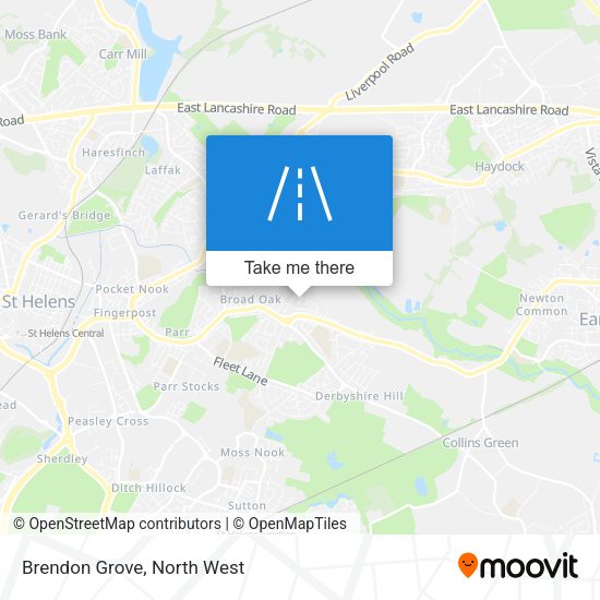 Brendon Grove map
