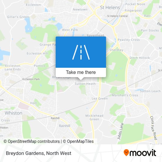 Breydon Gardens map