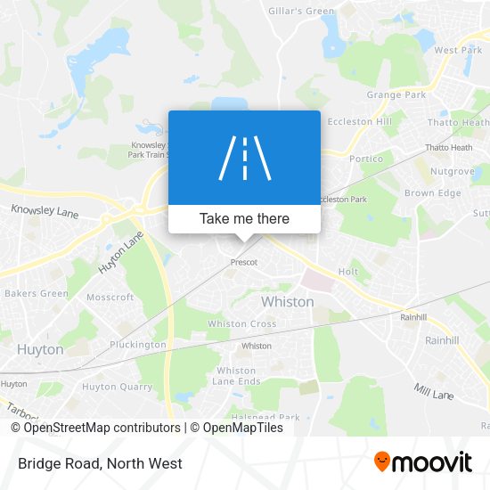 Bridge Road map