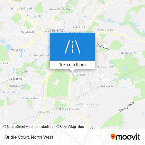 Bridle Court map