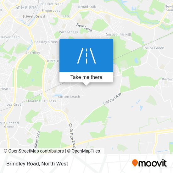 Brindley Road map