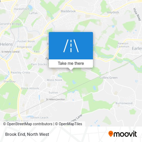 Brook End map