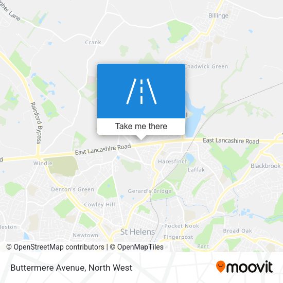 Buttermere Avenue map