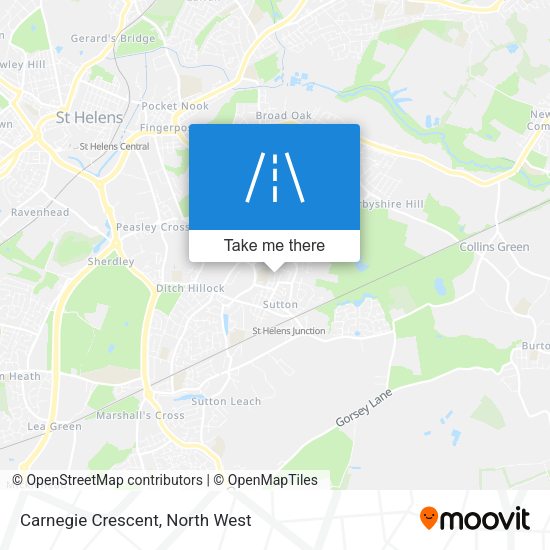 Carnegie Crescent map