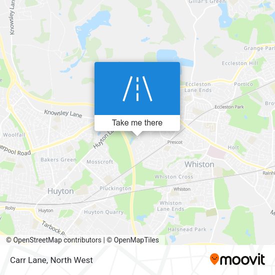 Carr Lane map