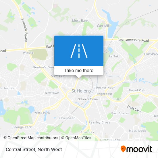 Central Street map