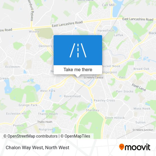 Chalon Way West map