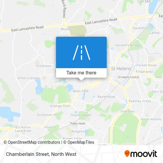 Chamberlain Street map