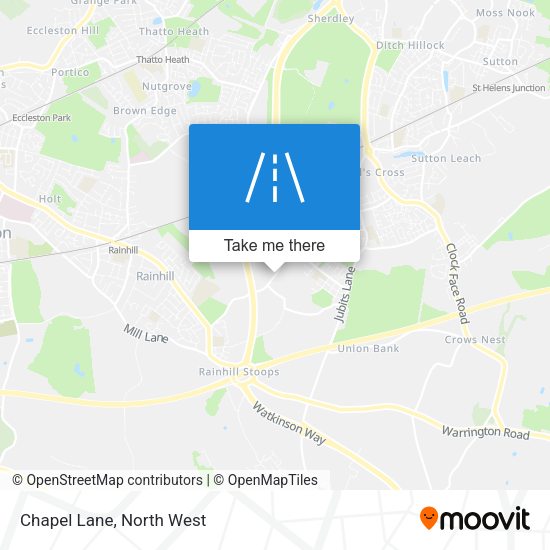 Chapel Lane map