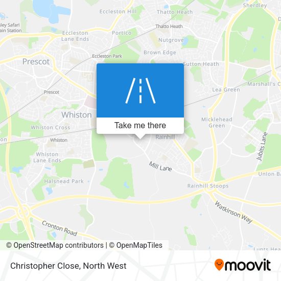 Christopher Close map