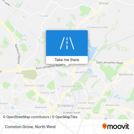 Coniston Grove map