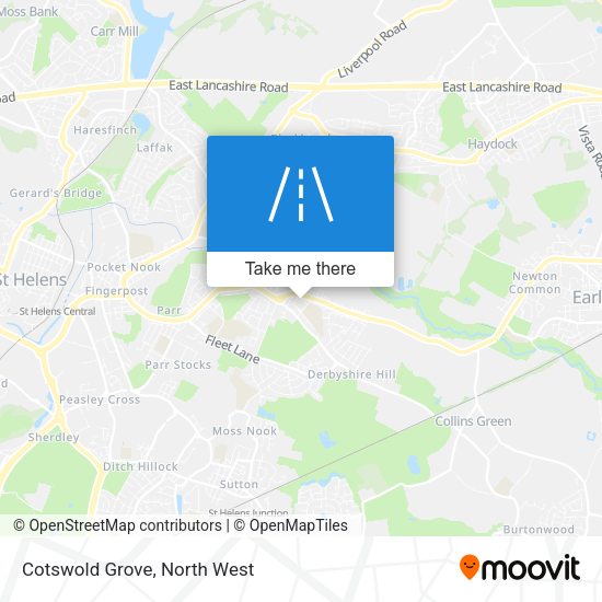 Cotswold Grove map