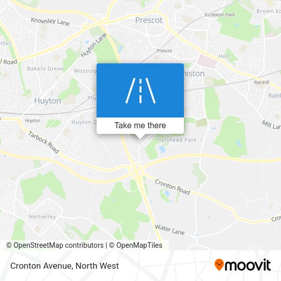 Cronton Avenue map