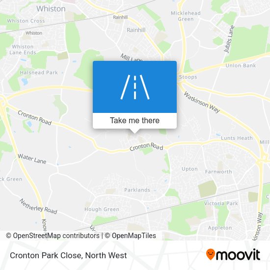 Cronton Park Close map