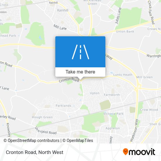 Cronton Road map