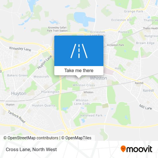 Cross Lane map