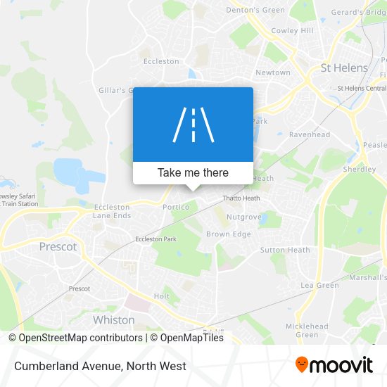 Cumberland Avenue map