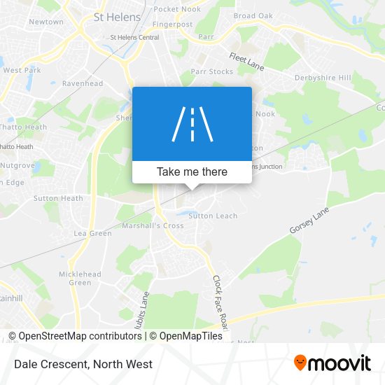 Dale Crescent map