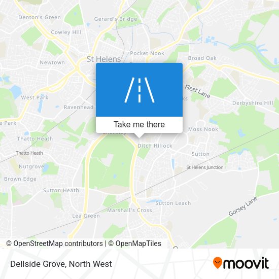 Dellside Grove map
