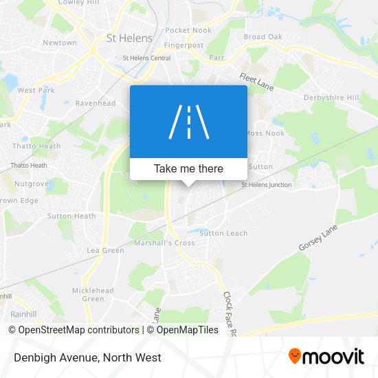 Denbigh Avenue map