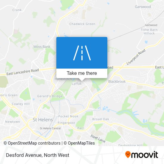 Desford Avenue map